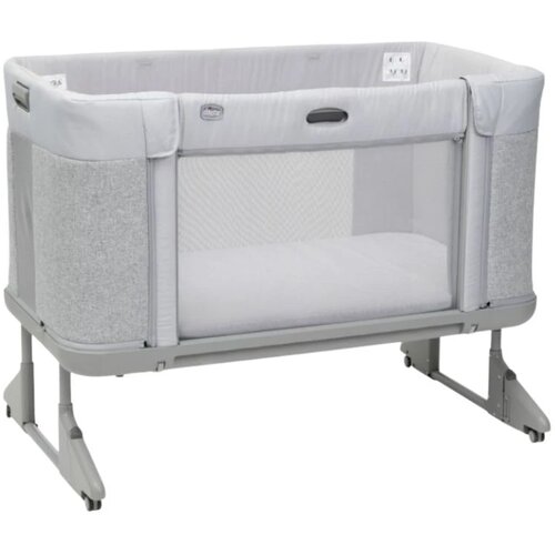 Chicco krevetac za bebe Next 2 Me Forever Ash Grey, 0m+ Slike