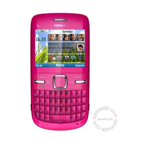 Nokia C3 Pink mobilni telefon Slike