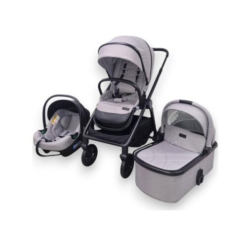 Bbo kolica za bebe 3u1 (d1) voyage - stone grey ( D1SGREY ) Slike