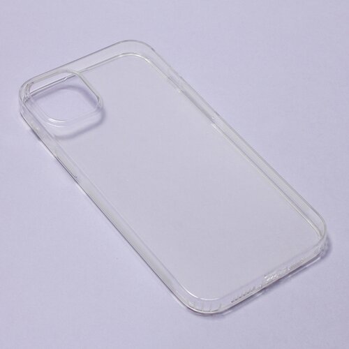 Silikonska maska za iPhone 14 Plus 6.7 Ultra Thin with pluggy providna Slike