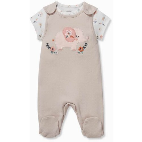 CA pidžama za bebe, Dvodelni Set, Zeleno-Beli Slike