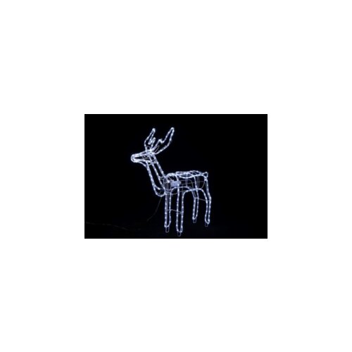  novogodišnji ukras irvas koji pomera glavu 216 led  89 cm Cene