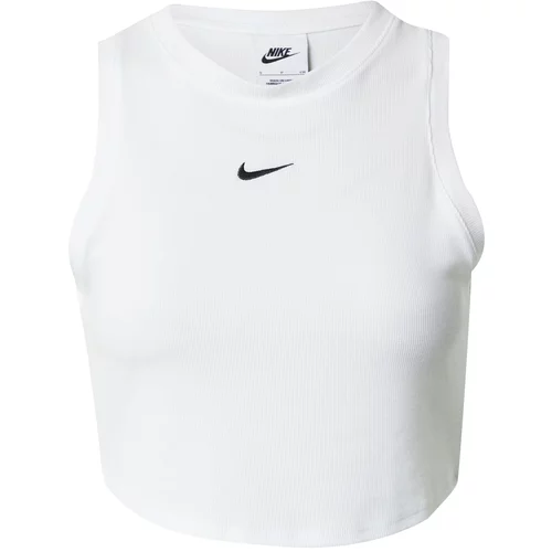 Nike Sportswear Top 'ESSNTL' črna / bela