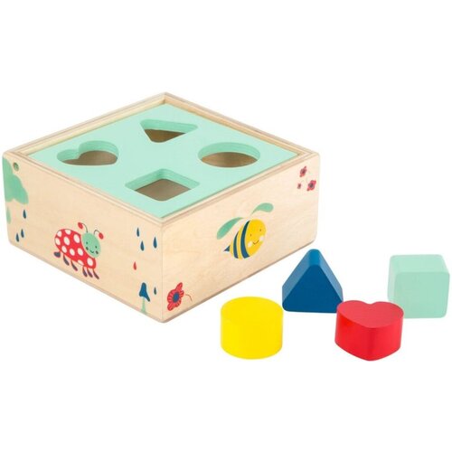 Small Foot Shape-Fitting Cube Forest aktivnostna vstavljanka iz lesa 12 m+ 5 kos Cene