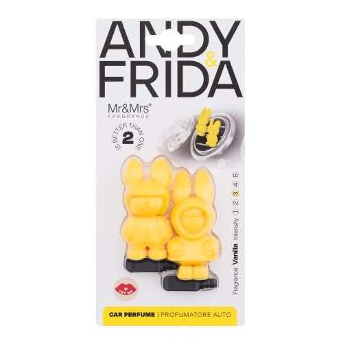 Mr & Mrs Fragrance Andy & Frida Vanilla 1 kom miris za auto Cijene