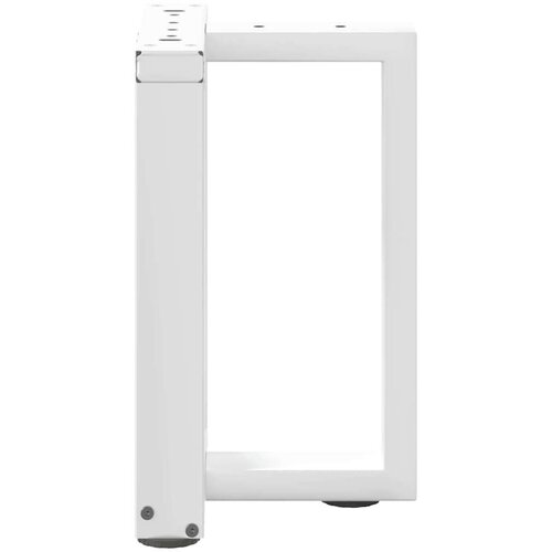  Noge za stolić T-oblika 2 kom bijele 38x25x(42-43) cm čelik Slike