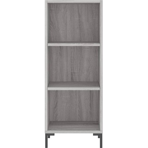  Visoka komoda siva sonome 34,5x34x180 cm od konstruiranog drva Slike
