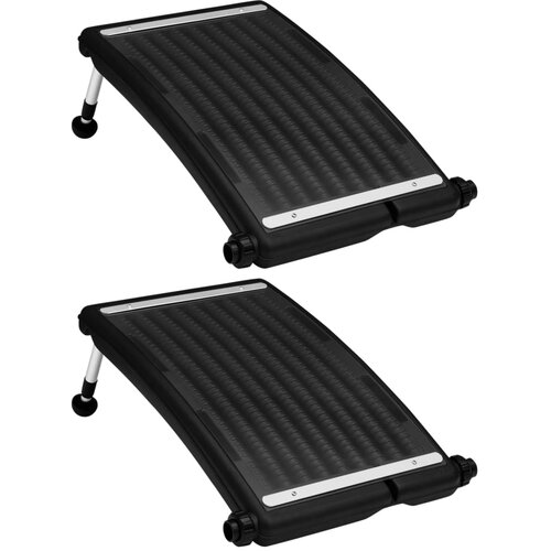VidaXL Zakrivljeni solarni paneli za grijanje bazena 2 kom 72,5x46 cm Slike