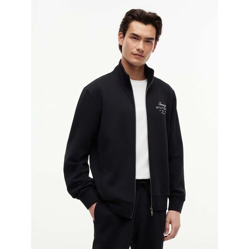 Tommy Hilfiger Flis Script Stack Fz Stan Črna Slike