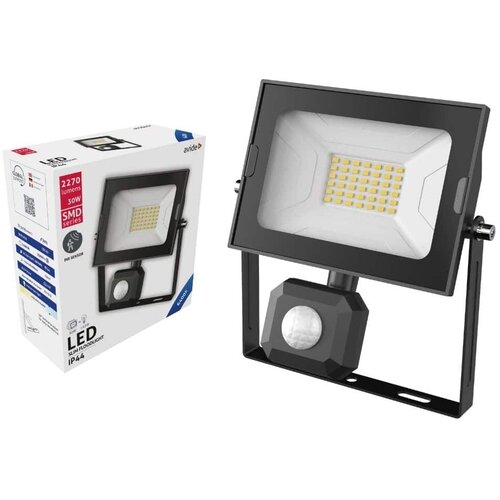 Avide SMD LED reflektor 30W slim hladno bel 6400K s senzorjem Slike