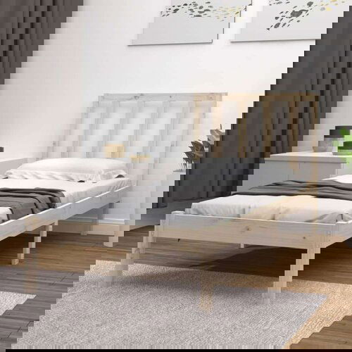  Posteljni okvir iz trdne borovine 90x190 cm, (20643666) Slike