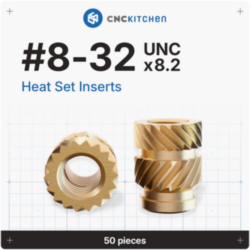 CNC Kitchen Navojni vložki #8-32 UNC - #8-32 x 8.2 Cene