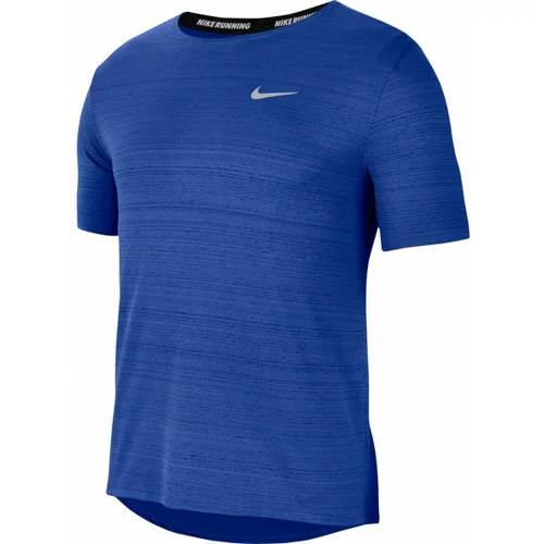 Nike DRI-FIT MILER Muška majica za trčanje, plava, veličina