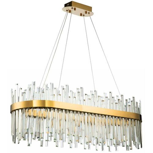 Toolight Kristalna stropna svjetiljka zlatna APP1513-CP80 Slike