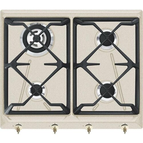 Smeg Plinski kuhalnik srv864avogh2 60cm 4 gorilniki, (5000551002) Slike