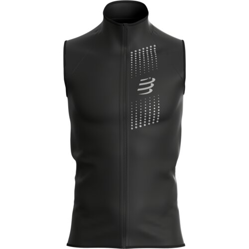 Prsluk Compressport Hurricane Windproof Vest Black - M Cijene