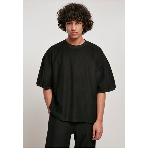 UC Men T-shirt Rib Terry Boxes Black Slike