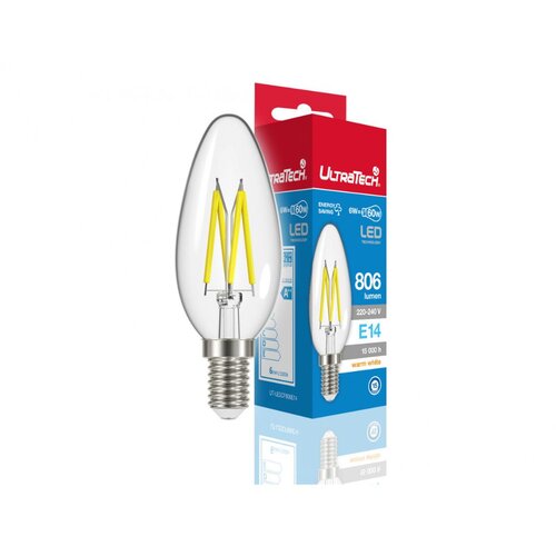UltraTech LED sijalka E14 6,5W 806lm 4000K 300° Cene