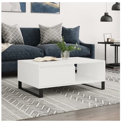vidaXL Stolić za kavu bijeli 90 x 60 x 35 cm od konstruiranog drva Cijene