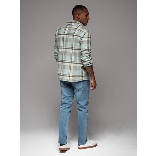Ombre Men's denim pants STRAIGHT LEG - black Cene