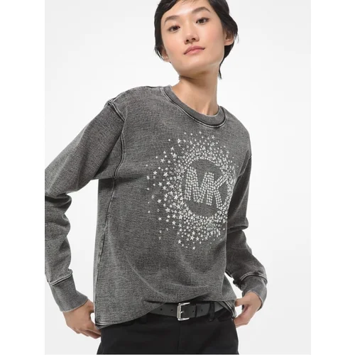 Michael_kors Sweatshirt - ACID WSH MK STAR STUD grey