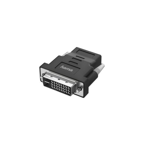 Hama 00200338 DVI / HDMI adapter [1x UK utikač - 1x mu&amp;scaron;ki konektor dvi-d] crna Slike