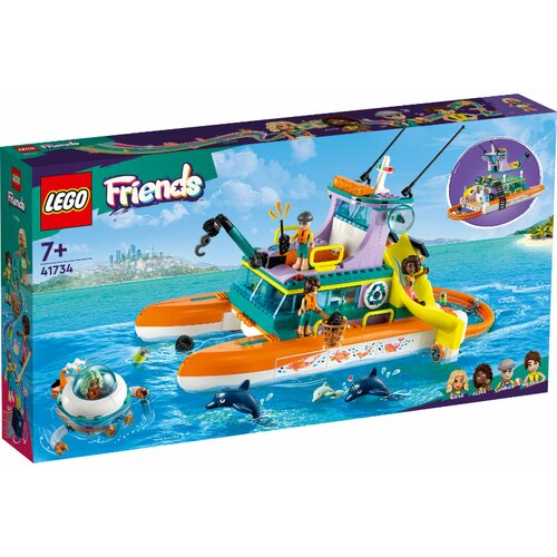Lego Friends 41734 Čamac za spasavanje na moru Slike