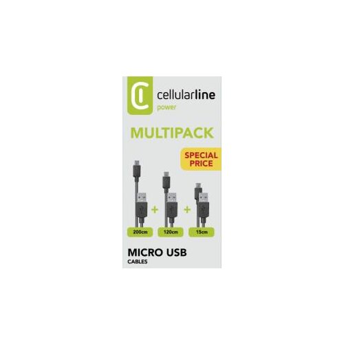 Cellular Line multipack micro usb kabli cellular line Slike