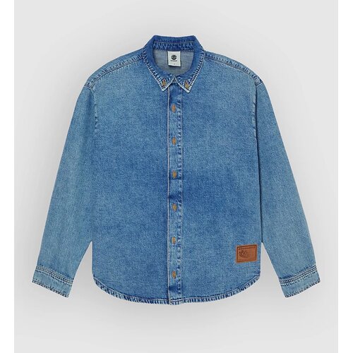 Element Relax Denim Shirt worn indigo Cene