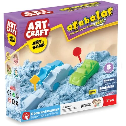  ArtCraft kinetički pesak - Autići 500g Slike