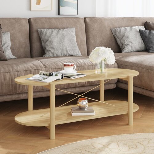vidaXL Stolić za kavu 110x48x40 cm od konstruiranog drva Cene