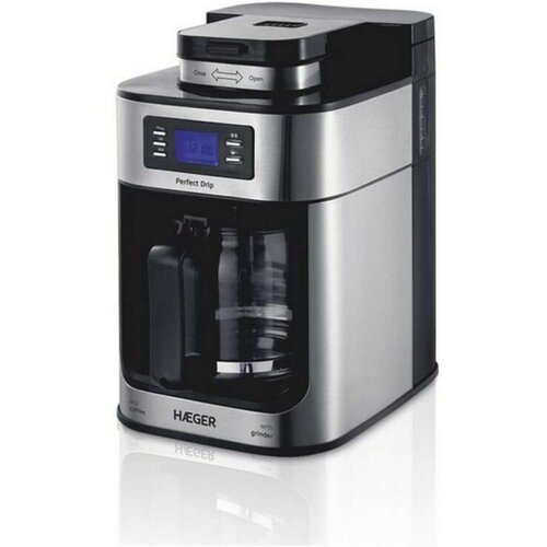 Haeger CM-10B.010A aparat za filter kafu sa mlinom za kafu lcd displej Slike