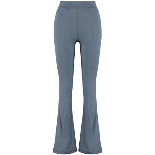 Trendyol ženske pantalone TWOSS23PL00135, antracit-siva Cene