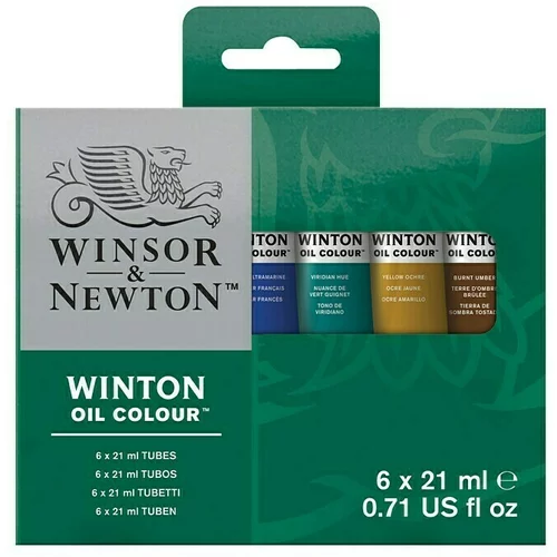 WINSOR & NEWTON Set uljenih boja (6 Kom. x 21 ml, Tuba)