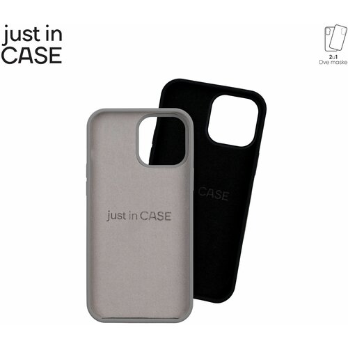 Just In Case 2u1 extra case mix plus paket crni za iphone 13 pro max Slike