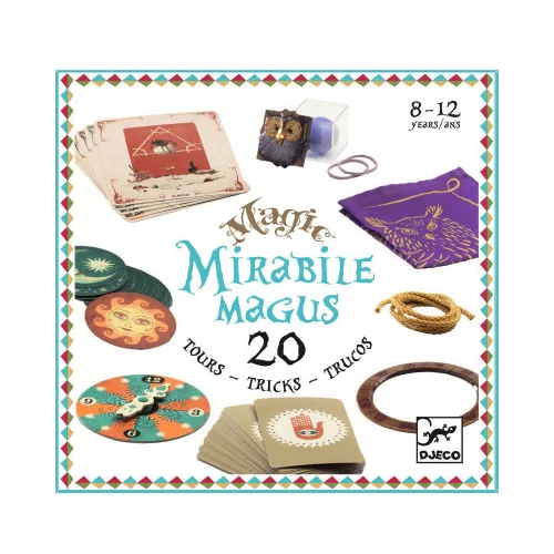 Djeco Magic – Mirabile magus – set 20 čarovniških trikov