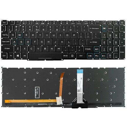  tastature za laptop acer nitro 5 AN515-56 AN515-57 AN515-58 AN517-54 beli tasteri Slike