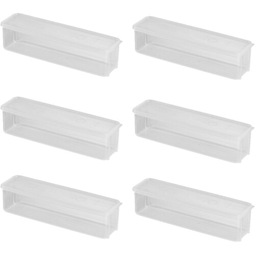 INF Prozorne PVC &scaron;katle za testenine - 6 kos, organizator, (5000243342) Cene