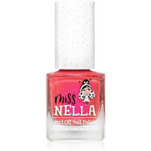 Miss Nella Peel Off Nail Polish lak za nokte za djecu MN10 Tickle Me Pink 4 ml