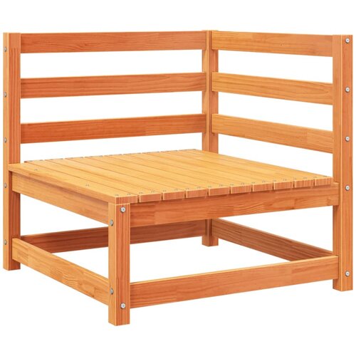  11-dijelni set vrtnih sofa vo&amp;scaron;tano smeđi od masivne borovine Slike