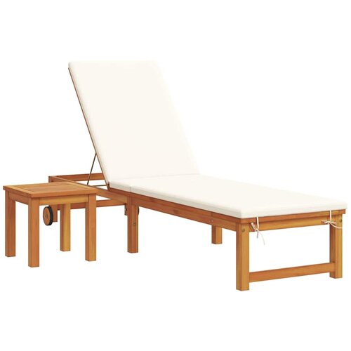 vidaXL Ležalnik 2 pcs Rjava Masiven les akacije, (5000284732) Cene