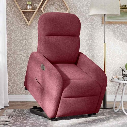Maison Chic Električni naslanjač - Relax naslanjač s funkcijo vstajanja vinsko rdeč, (22061579) Cene