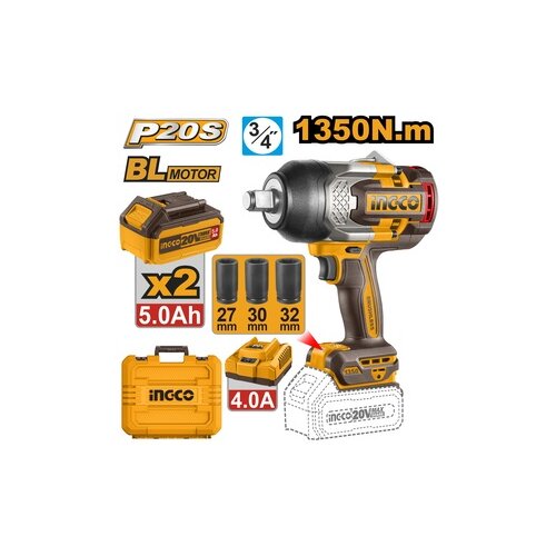 Ingco Aku udarni odvijač 3/4" 1350NM SUPER CIWLI20135E Cene
