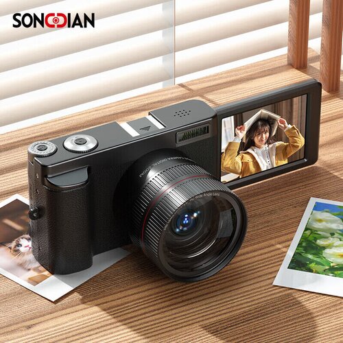  SONGDIAN Digitalni fotoaparat DC101AF, 16 GB, Crni Cene