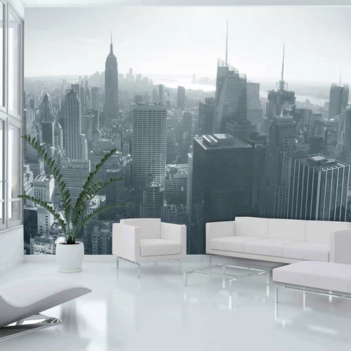  tapeta - New York City skyline black and white 250x193