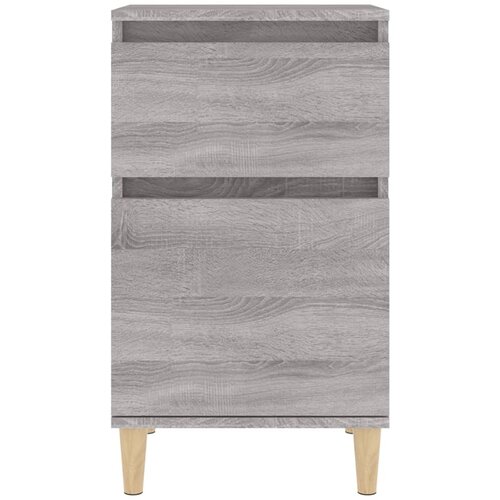  Noćni ormarići 2 kom boja dimljenog smeđi 40x35x70 cm Slike