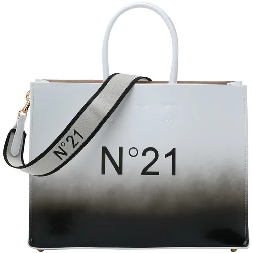 N°21 Nakupovalna torba siva / črna / bela