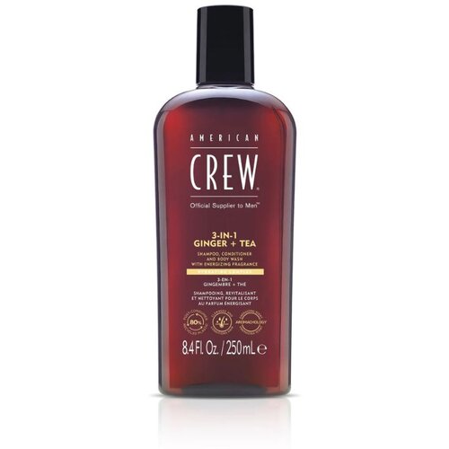 American Crew 3IN1 Energizing đumbiri čaj šampon, kondicioner i losion 250ml Cene