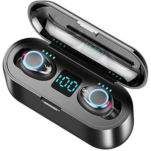 Dardanar F9 bluetooth slušalke tws dual-ear wireless touch digital display 5.0 vodoodporne športne ušesne slušalke brezžične ušesne slušalke, (21156300) Cene
