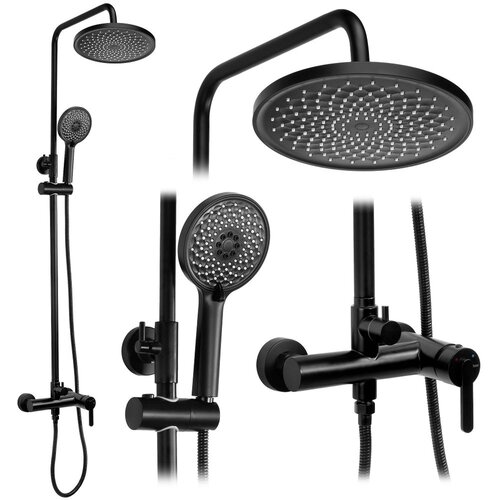 REA Bath Komplet za prhanje Ontario Black Slike